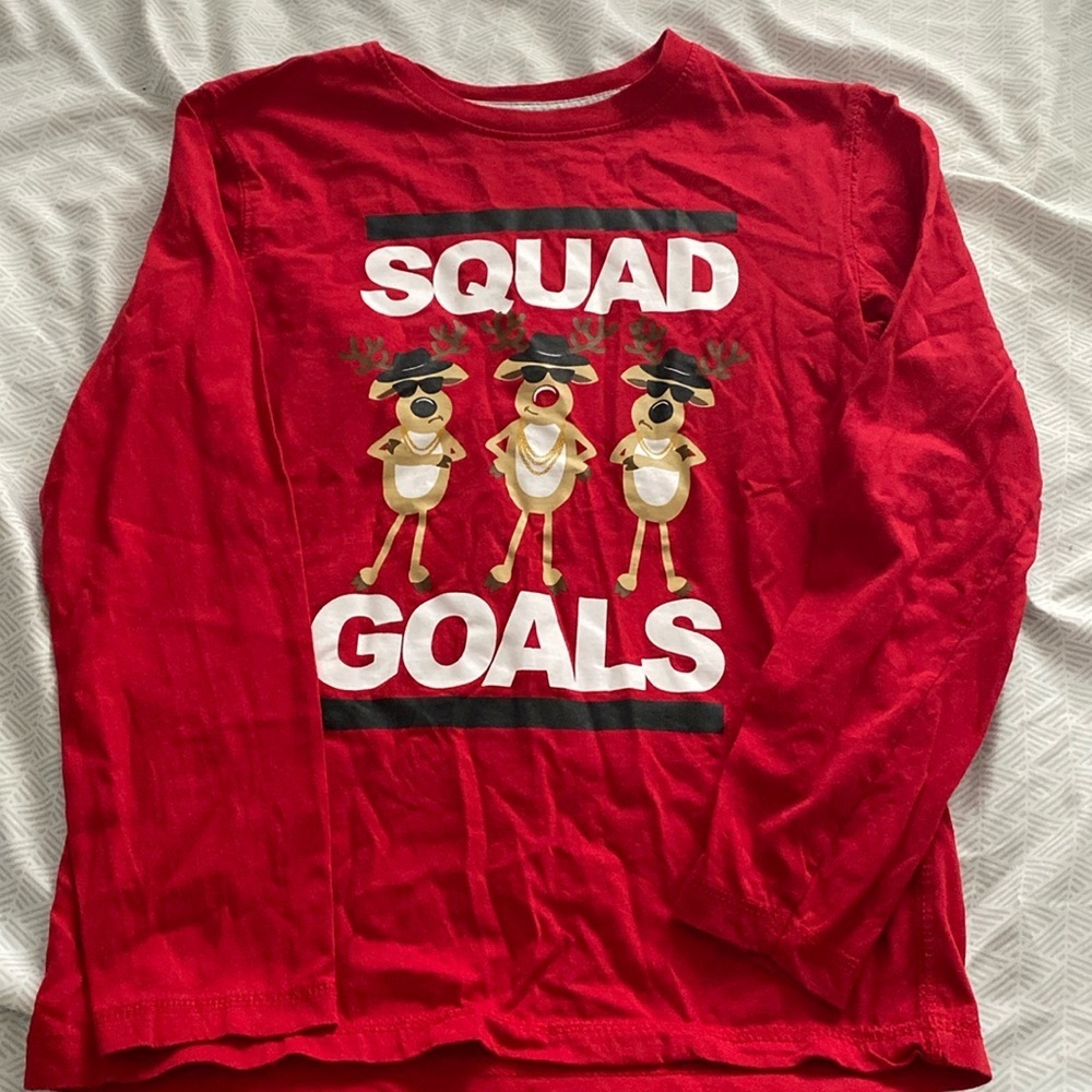 Kids Xmas long sleeve tee
